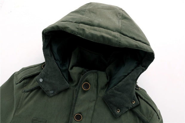 West Louis™ Polar Winter Thicken Velvet Hooded Parka