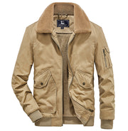 West Louis™ Warm Cotton American Windbreaker Bomber Jacket