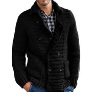 West Louis™ Wool Open Stitch Fashion Button Sweater