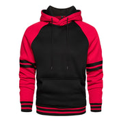 West Louis™ Thick Pure Color Velvet Fabrics Hoodie