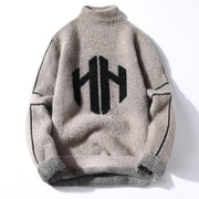 West Louis™ Winter Knitted Mink Fleece Sweater