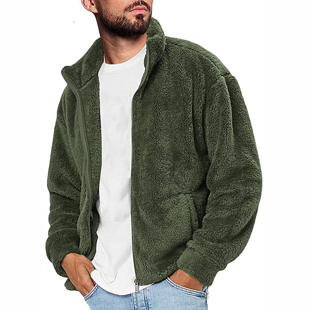 West Louis™ Thicken Warm Fleece Fuzzy Sherpa Jacket