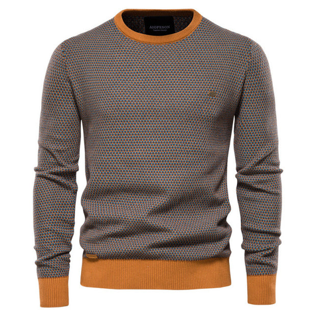 West Louis™ Casual Warm High Quality O-Neck  Knitted Pullover