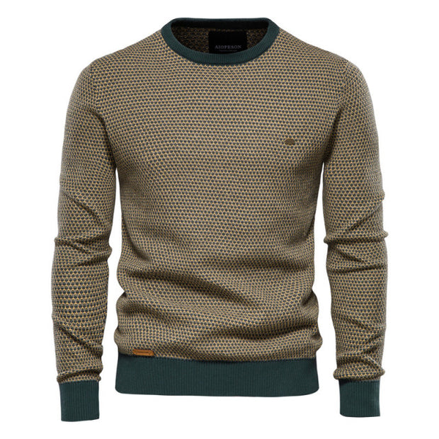 West Louis™ Casual Warm High Quality O-Neck  Knitted Pullover