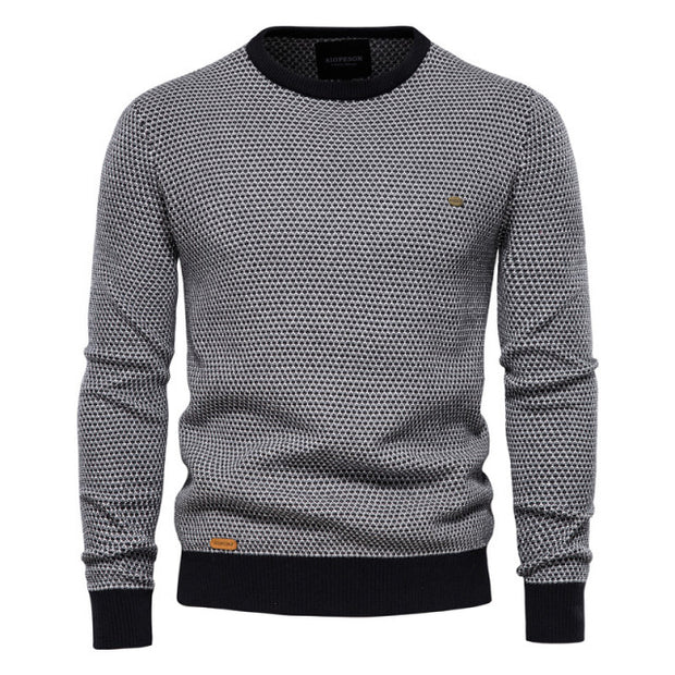 West Louis™ Casual Warm High Quality O-Neck  Knitted Pullover