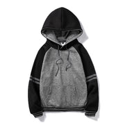 West Louis™ Thick Pure Color Velvet Fabrics Hoodie