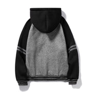 West Louis™ Thick Pure Color Velvet Fabrics Hoodie