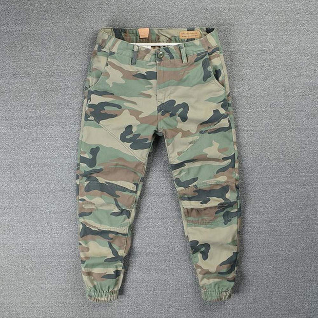 West Louis™ Streetwear Jogger 100% Cotton Camouflage Pants