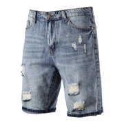 West Louis™ Designer Summer Denim Jean Shorts