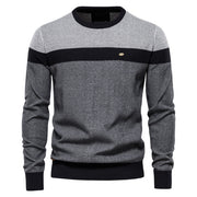 West Louis™ Designer High Quality Spliced Cotton Pullover