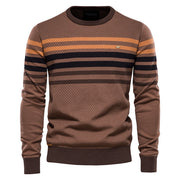 West Louis™ Designer High Quality Spliced Cotton Pullover