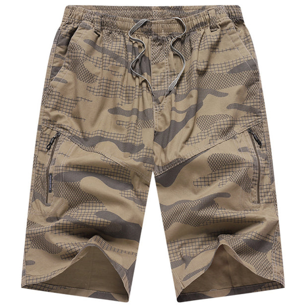 West Louis™ Summer Elastic Waist Camouflage Shorts