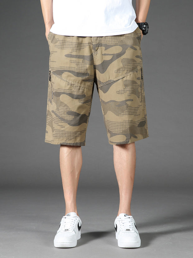 West Louis™ Summer Elastic Waist Camouflage Shorts