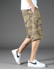 West Louis™ Summer Elastic Waist Camouflage Shorts