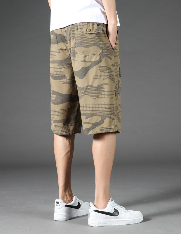 West Louis™ Summer Elastic Waist Camouflage Shorts