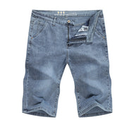 West Louis™ Light Blue Regular Stretchy Denim Shorts