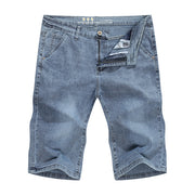 West Louis™ Light Blue Regular Stretchy Denim Shorts