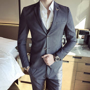 West Louis™ Brand Business Casual Slim Fit 3 Piece Suit