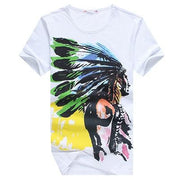 West Louis™ American Indian Swag T-Shirts White / M - West Louis