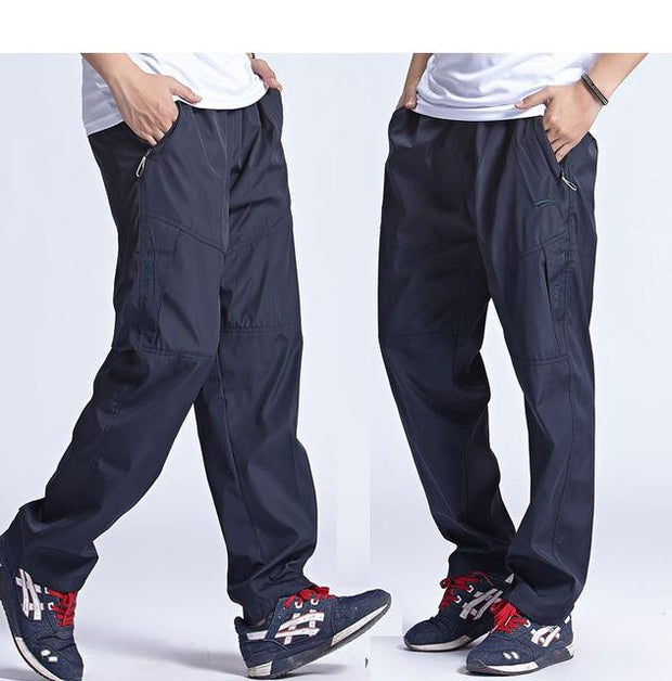 West Louis™ New Outside Mens Exercise Pants Blue / L - West Louis