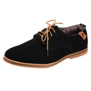 West Louis™ Nubuck Leather Warm Velvet Shoes Black plus velvet / 7 - West Louis