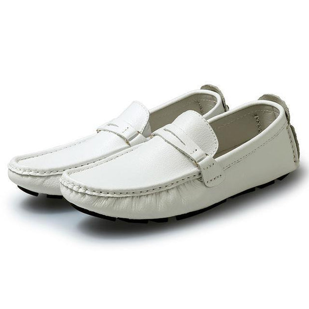 West Louis™ Soft Bottom Leather Comfy Flats White / 7 - West Louis