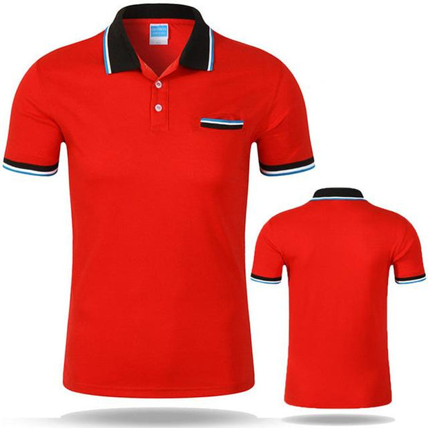 West Louis™ Cotton Casual Breathable Polo Shirt Red / S - West Louis