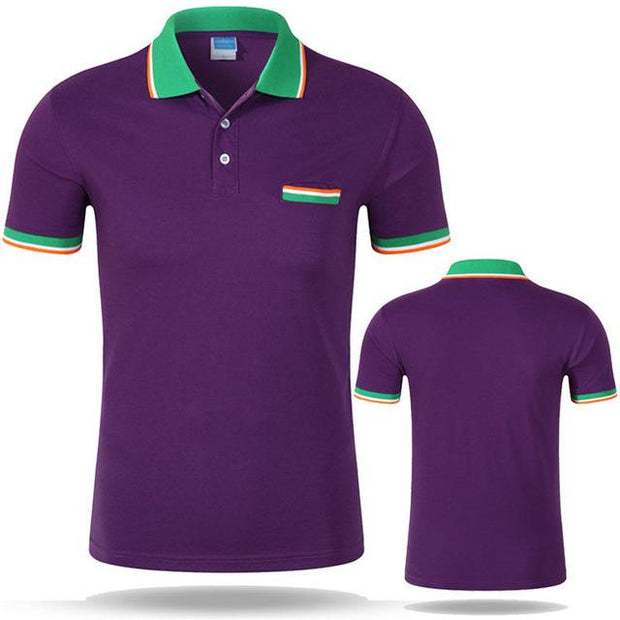 West Louis™ Cotton Casual Breathable Polo Shirt Purple / S - West Louis