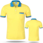 West Louis™ Cotton Casual Breathable Polo Shirt Yellow / S - West Louis