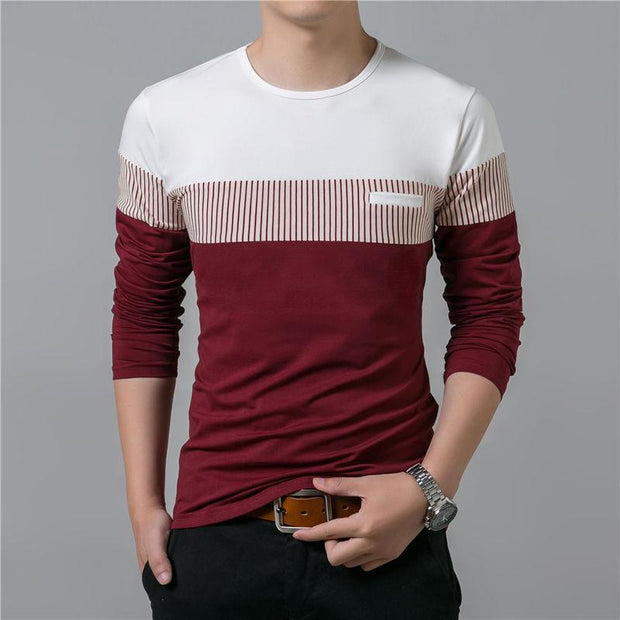 West Louis™ Long Sleeve O-Neck Pullover Red / S - West Louis