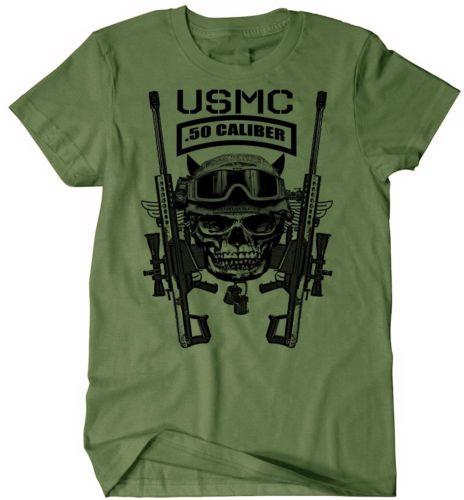 West Louis™ US Marines Infantry Assaultman T-Shirt Army Green3 / S - West Louis
