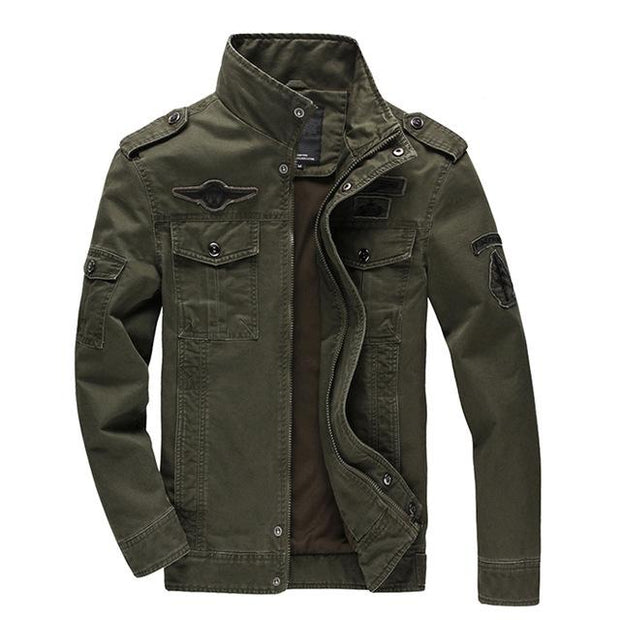 West Louis™ Air Force Style Coat Army green / XS - West Louis