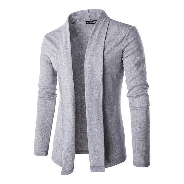 West Louis™ Knit Designers Cardigan Men Pullover Light gray / M - West Louis