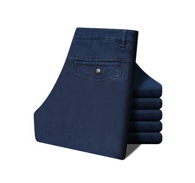 West Louis™ Elastic High Waist Casual Jeans Blue / 30 - West Louis