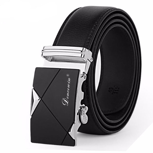 West Louis™ Cowskin Genuine Luxury Leather Belt  - West Louis