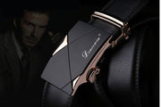 West Louis™ Cowskin Genuine Luxury Leather Belt  - West Louis