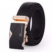 West Louis™ Cowskin Genuine Luxury Leather Belt Bronze / 110cm - West Louis