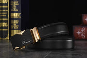 West Louis™ Cowskin Genuine Luxury Leather Belt  - West Louis