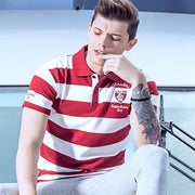 West Louis™ Summer Breathable Striped Polo  - West Louis