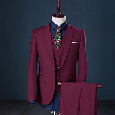 West Louis™ - Luxury Slim Fit 3-pieces Suit  - West Louis