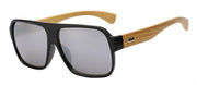Bamboo Square Sunglasses Silver - West Louis