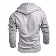 West Louis™ Solid Fleece Zipper Sweatshirt  - West Louis