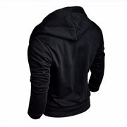 West Louis™ Solid Fleece Zipper Sweatshirt  - West Louis