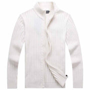 West Louis™ Casual Style Stand Collar Whole Cotton Sweater