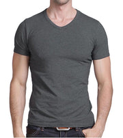 West Louis™ V-neck Cotton T-Shirt  - West Louis