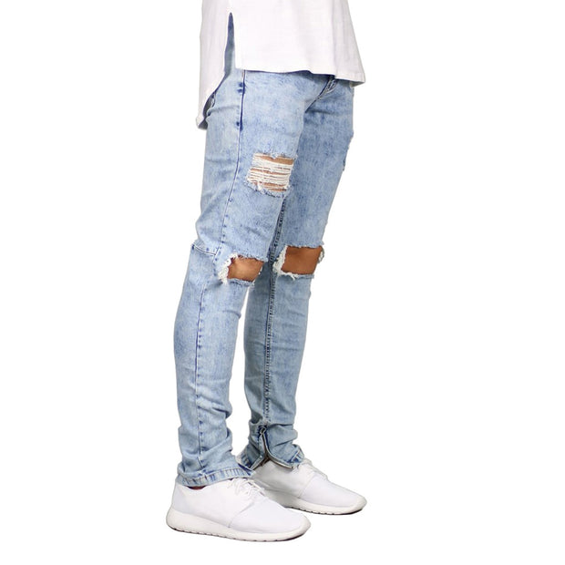 West Louis™ Stretch Destroyed Design Jeans