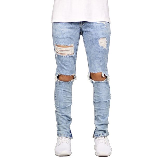West Louis™ Stretch Destroyed Design Jeans