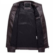 West Louis™ Bomber Leather Men Jackets  - West Louis