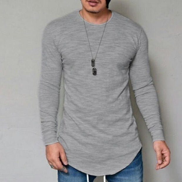 West Louis™ Fashion Elastic Soft Long Sleeve T Shirts  - West Louis