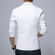 West Louis™ Soft PU Leather Male Blazer  - West Louis